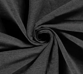 0.5M DARK GREY MARL BRUSHED FRENCH TERRY (£12.50PM) 1068