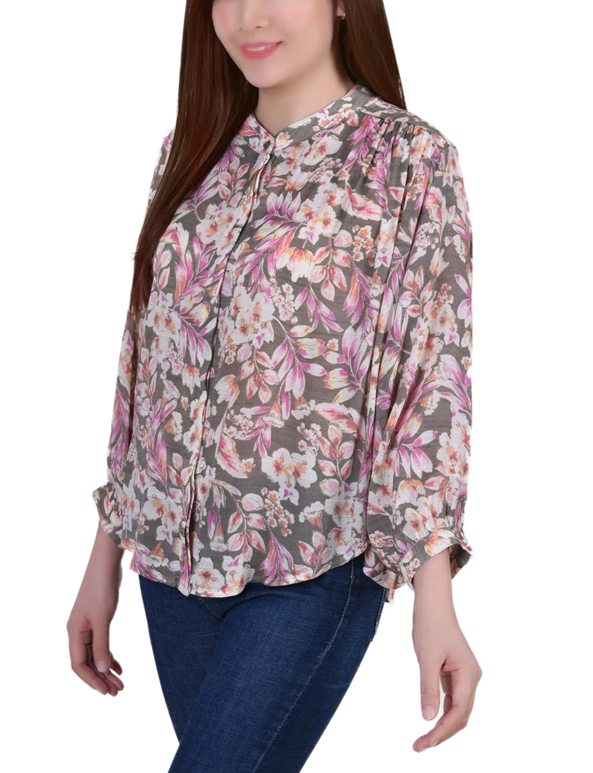 3/4 Dolman Sleeve Blouse