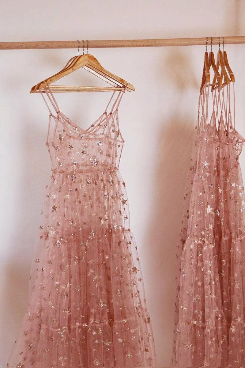 Boho Mesh Sleeveless Dress