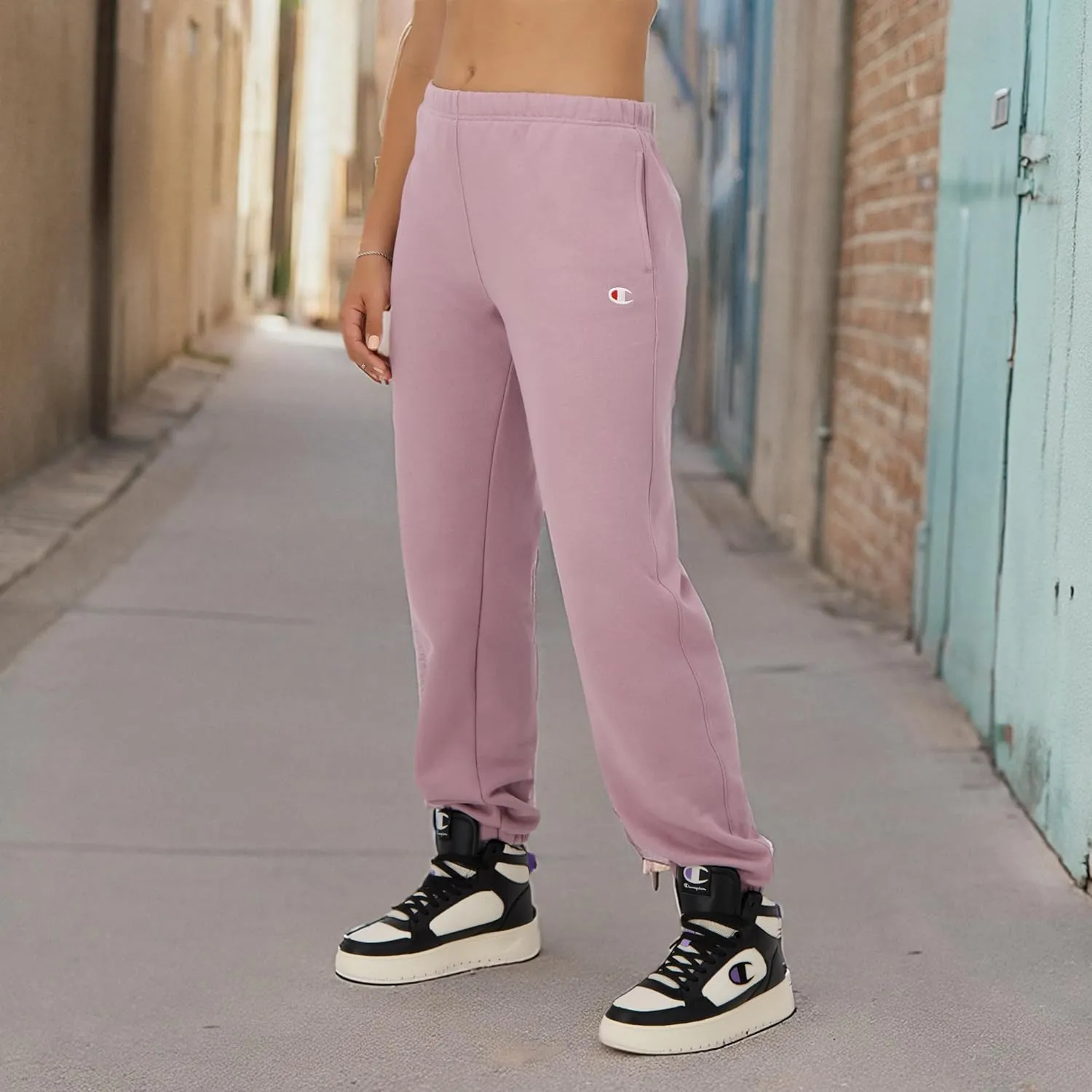 Champion Women's Reverse Weave Oversized Sweatpant (Retired Colors)