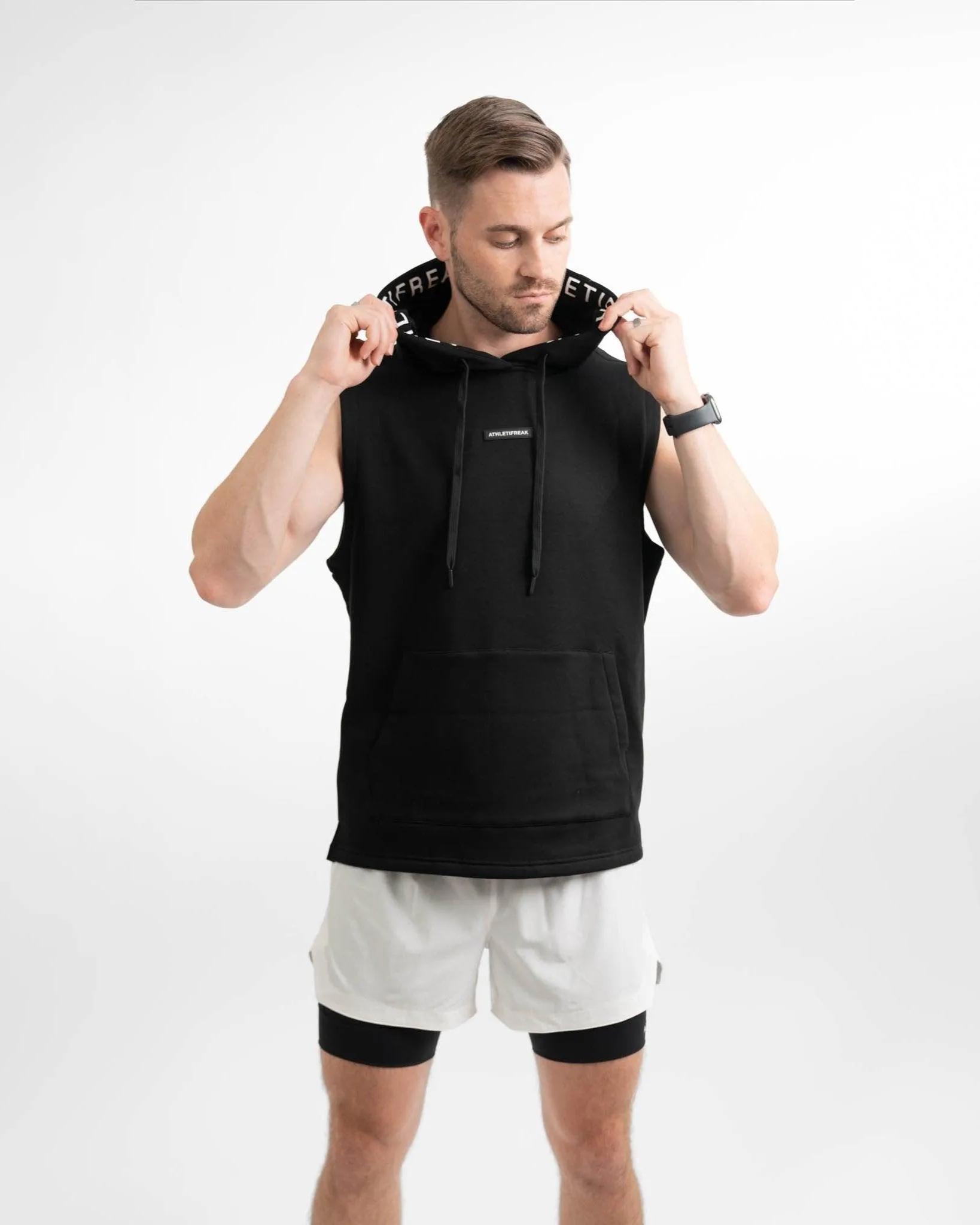 [CORE] Training Shorts 4" - White/Black