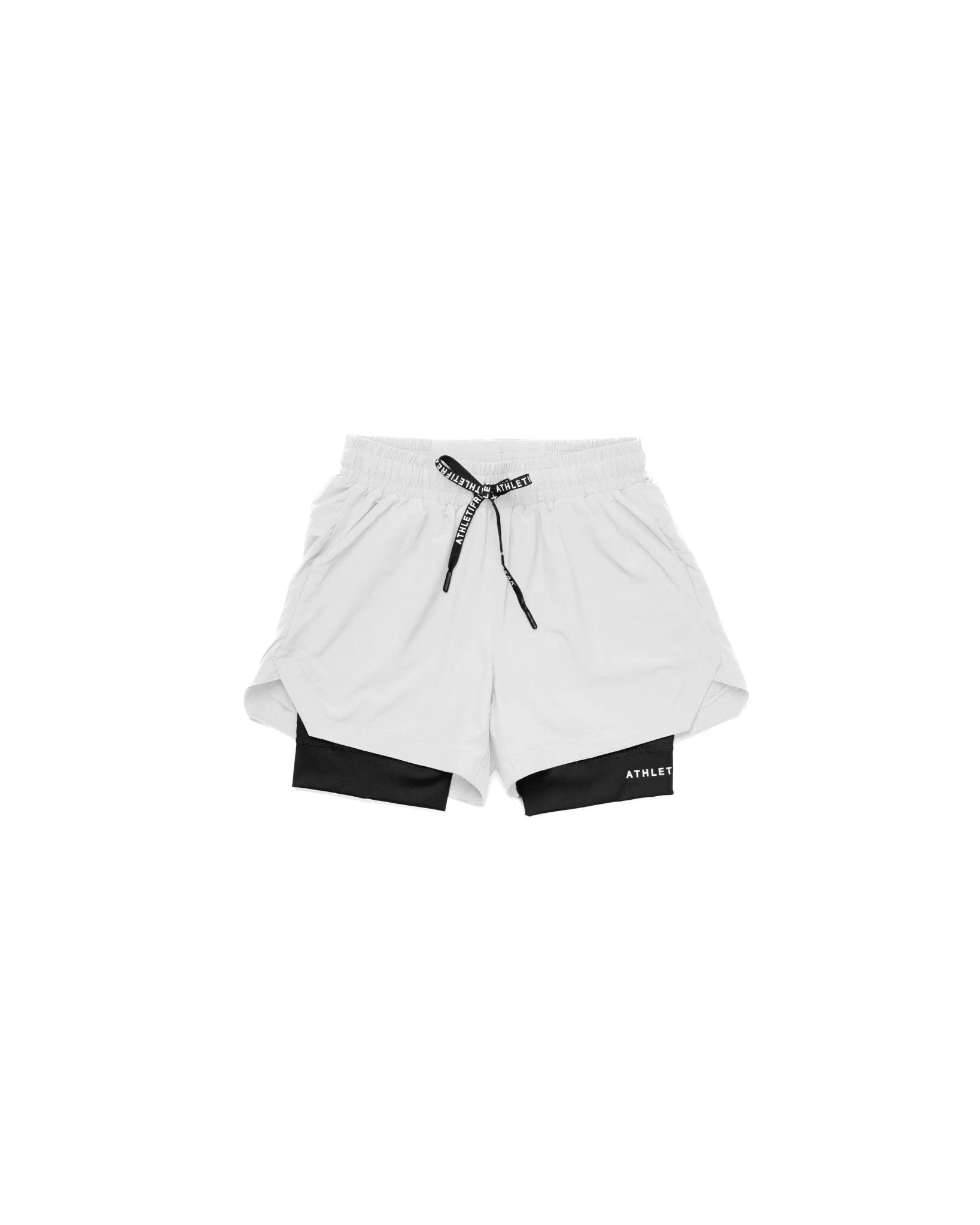 [CORE] Training Shorts 4" - White/Black