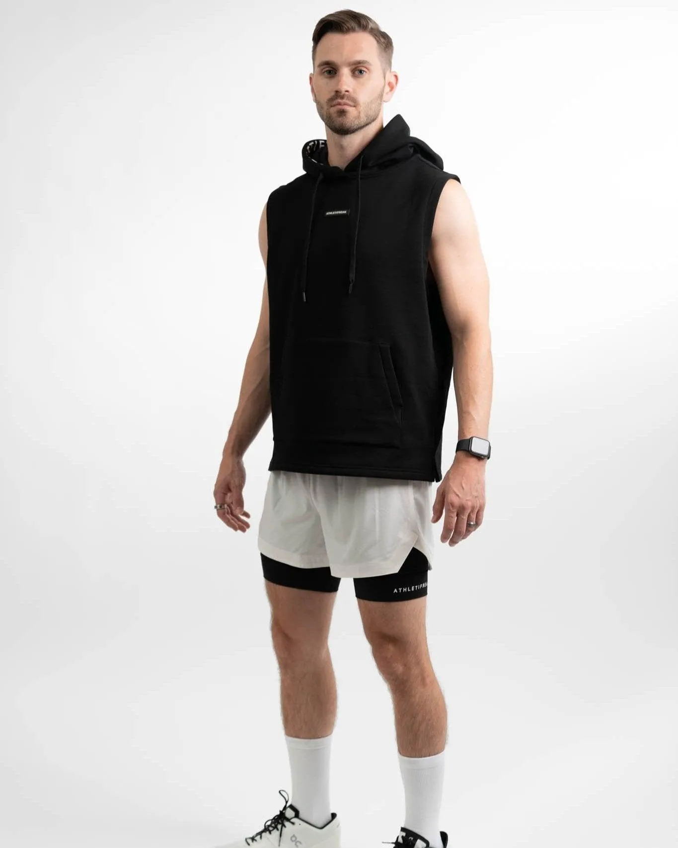 [CORE] Training Shorts 4" - White/Black