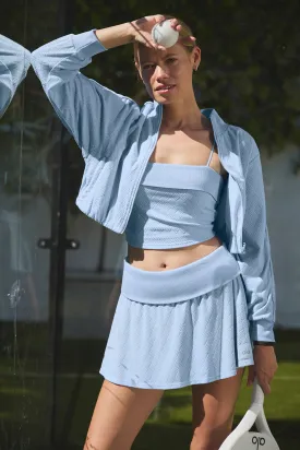 Doubles Only Skirt - Seashell Blue