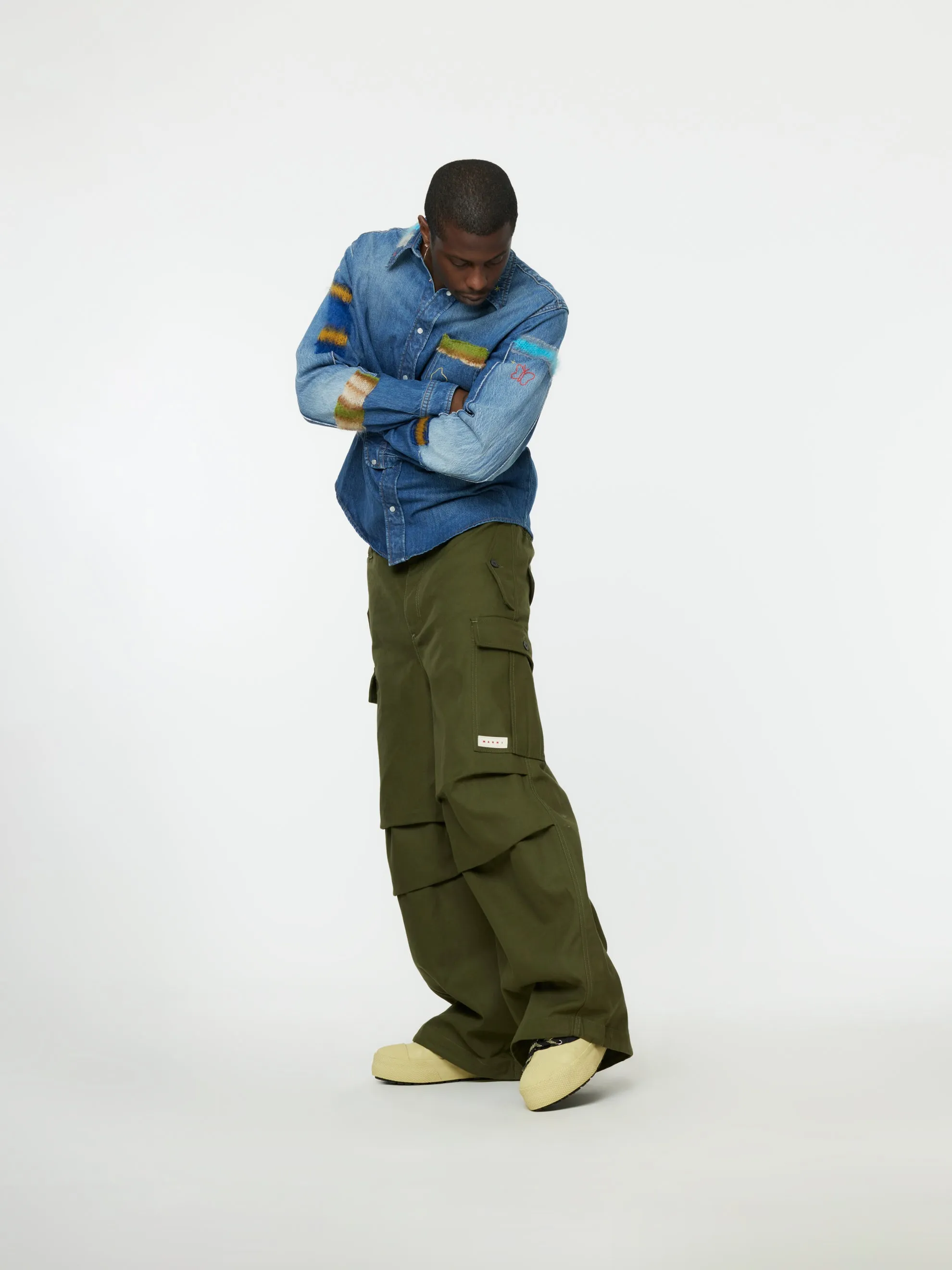 Garbardine Workwear Pants (Leaf Green)
