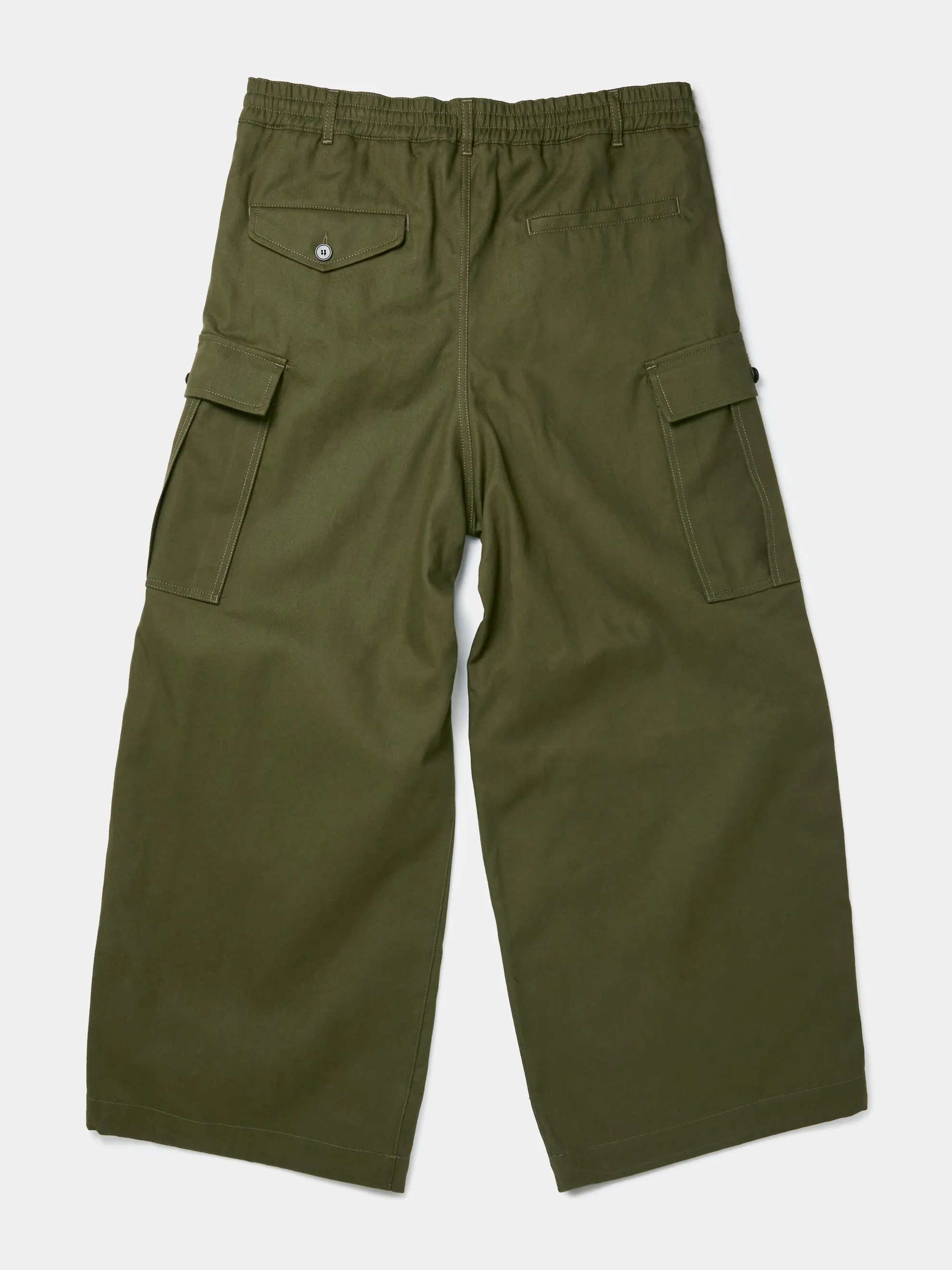 Garbardine Workwear Pants (Leaf Green)