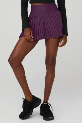 Grand Slam Tennis Skirt - Dark Plum