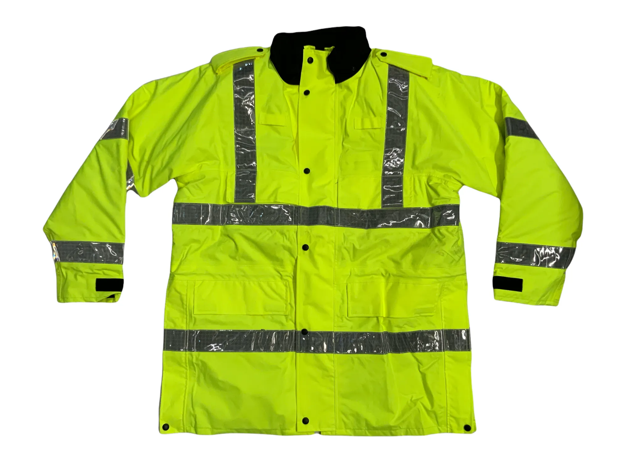 Hivis 3/4 Goretex Waterproof Rain Coat Security HVGC04AN