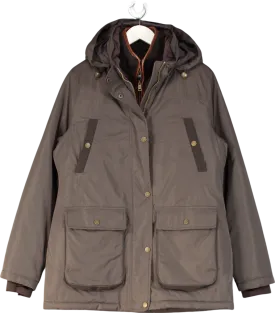 Holland Cooper Khaki Stamford Coat With Inner Removeable Fleece Gilet UK M