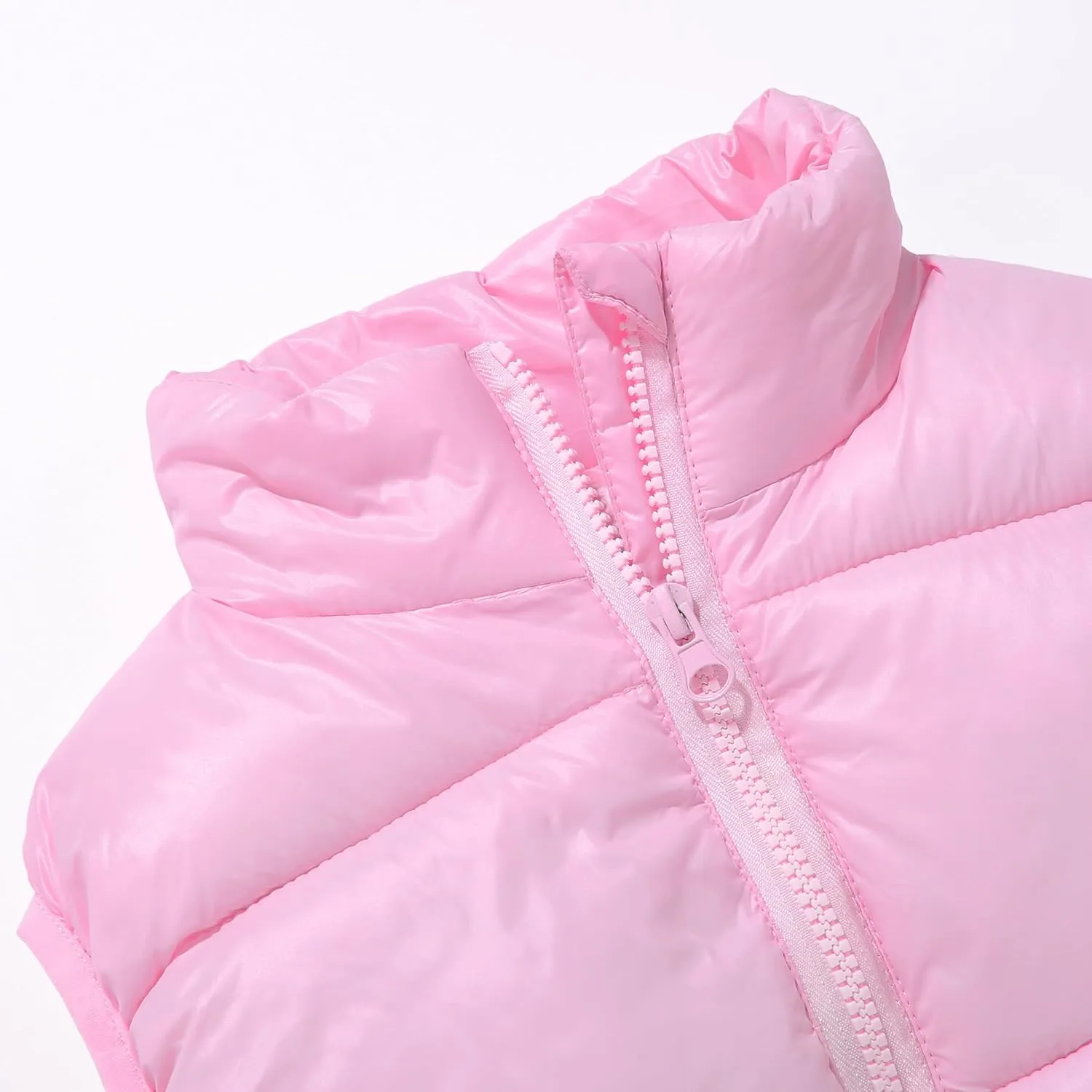 Kids Puffer Vest Lightweight Waterproof Sleeveless Zip Up Outwear for Boys Girls