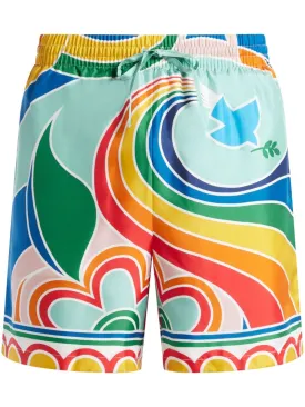 Le Pouvoir Des Fleurs silk shorts