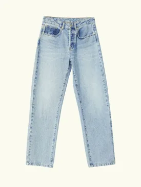 Light Wash Relaxed Jeans