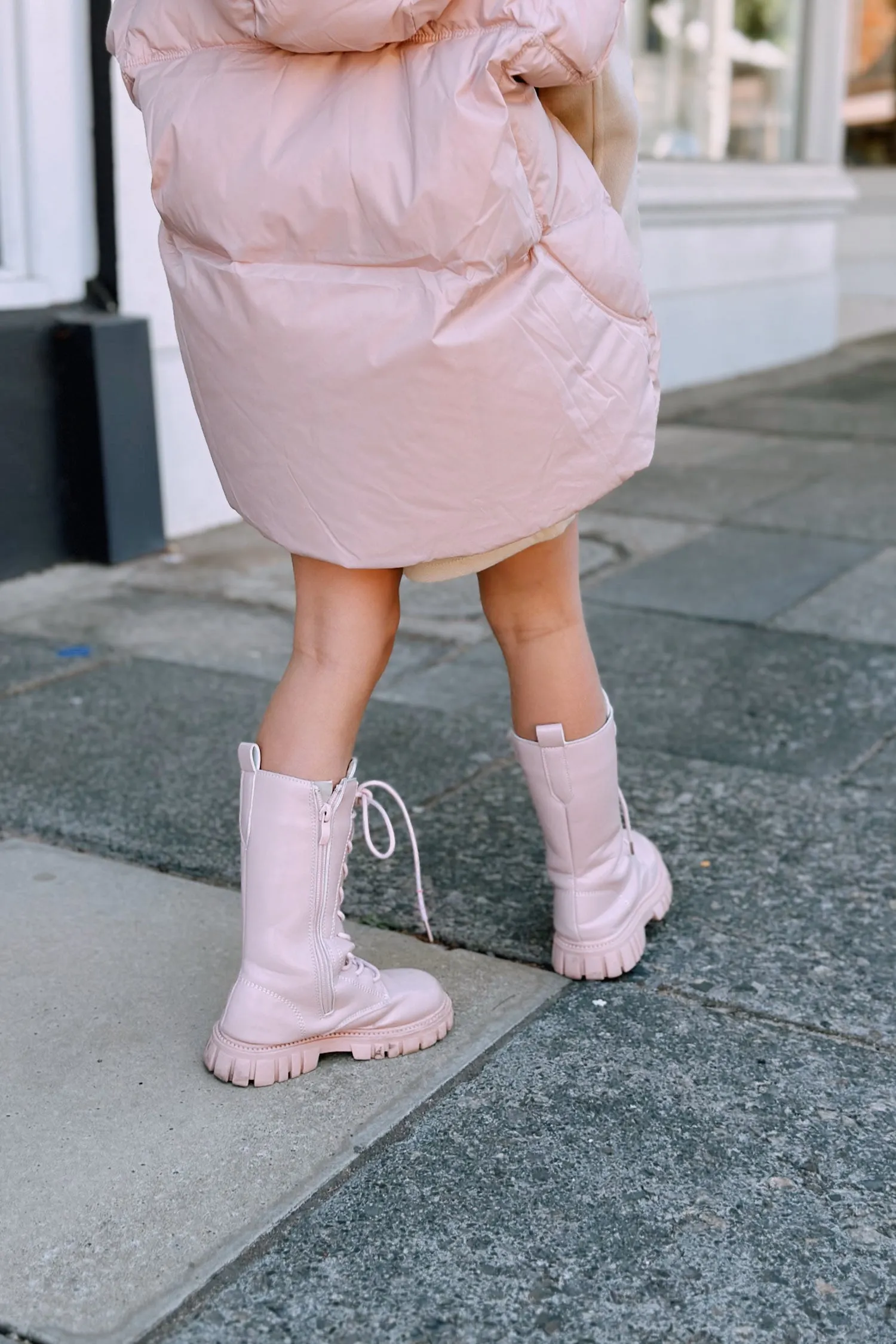 Minnie Puffer Vest in Peony