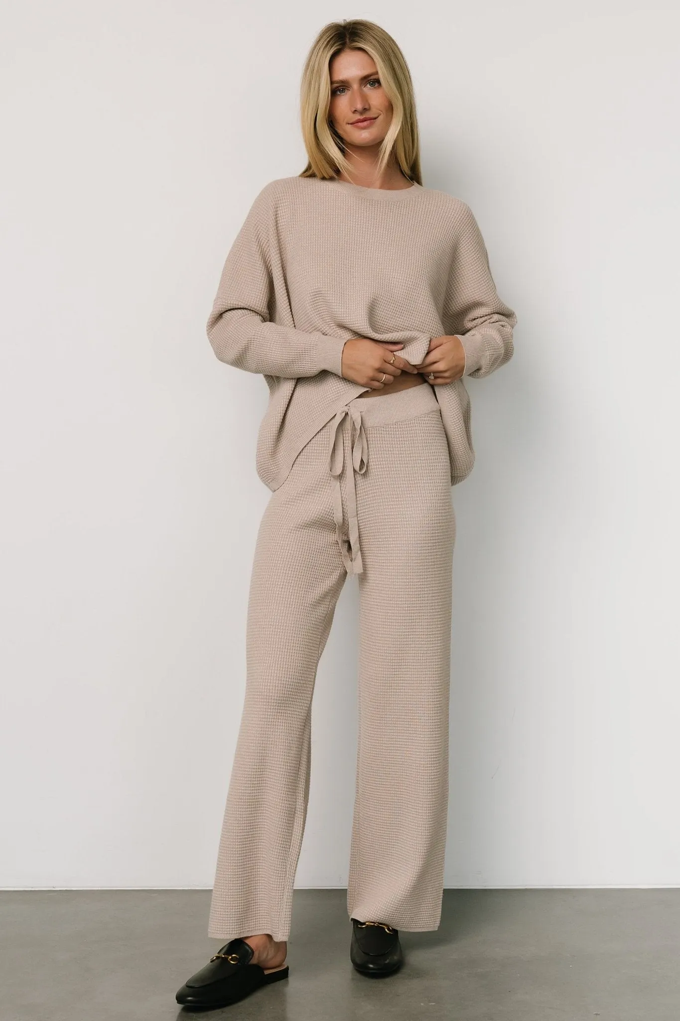 Owen Waffle Pants | Oatmeal