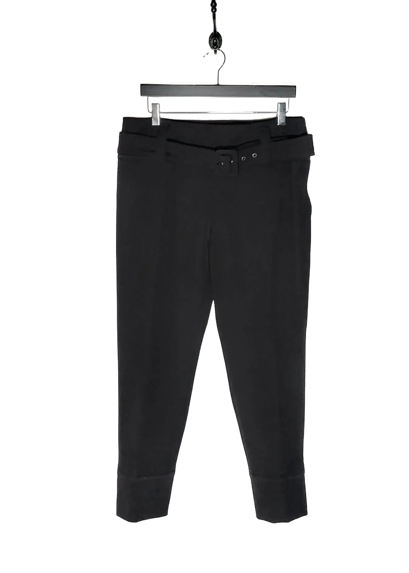 Prada 2018 Black Belted Trousers