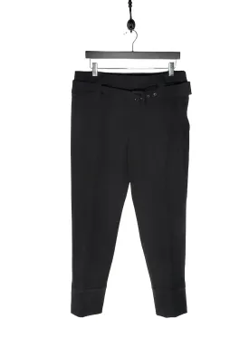 Prada 2018 Black Belted Trousers