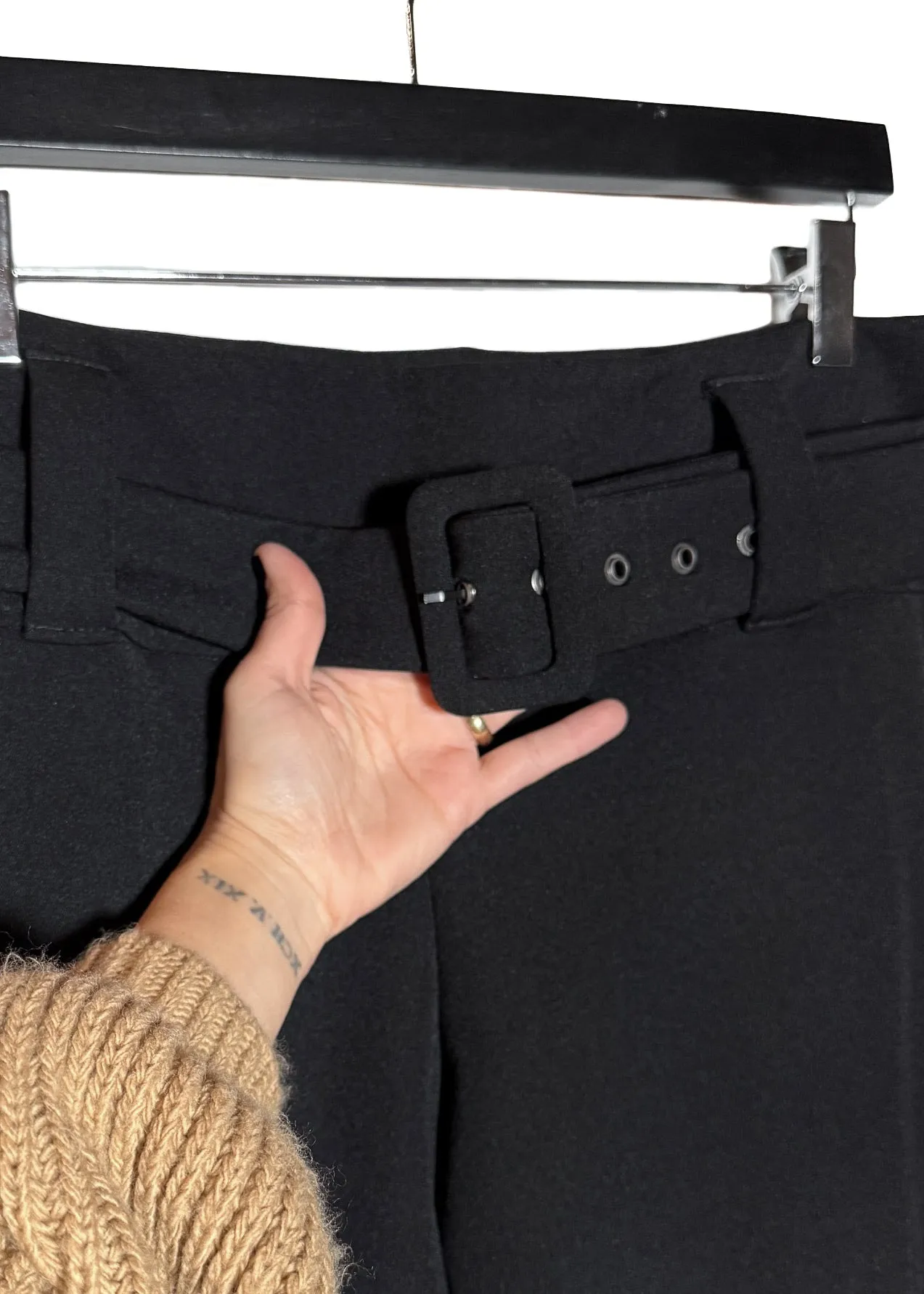 Prada 2018 Black Belted Trousers