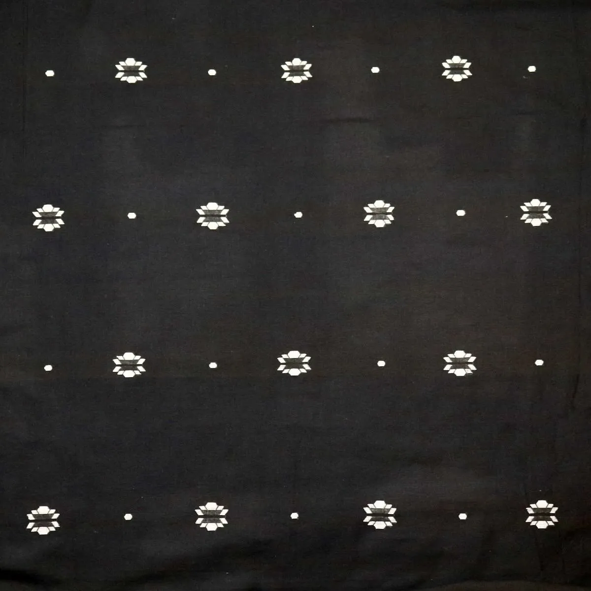 Swatch — Black Lotus Handloom Jamdani Cotton