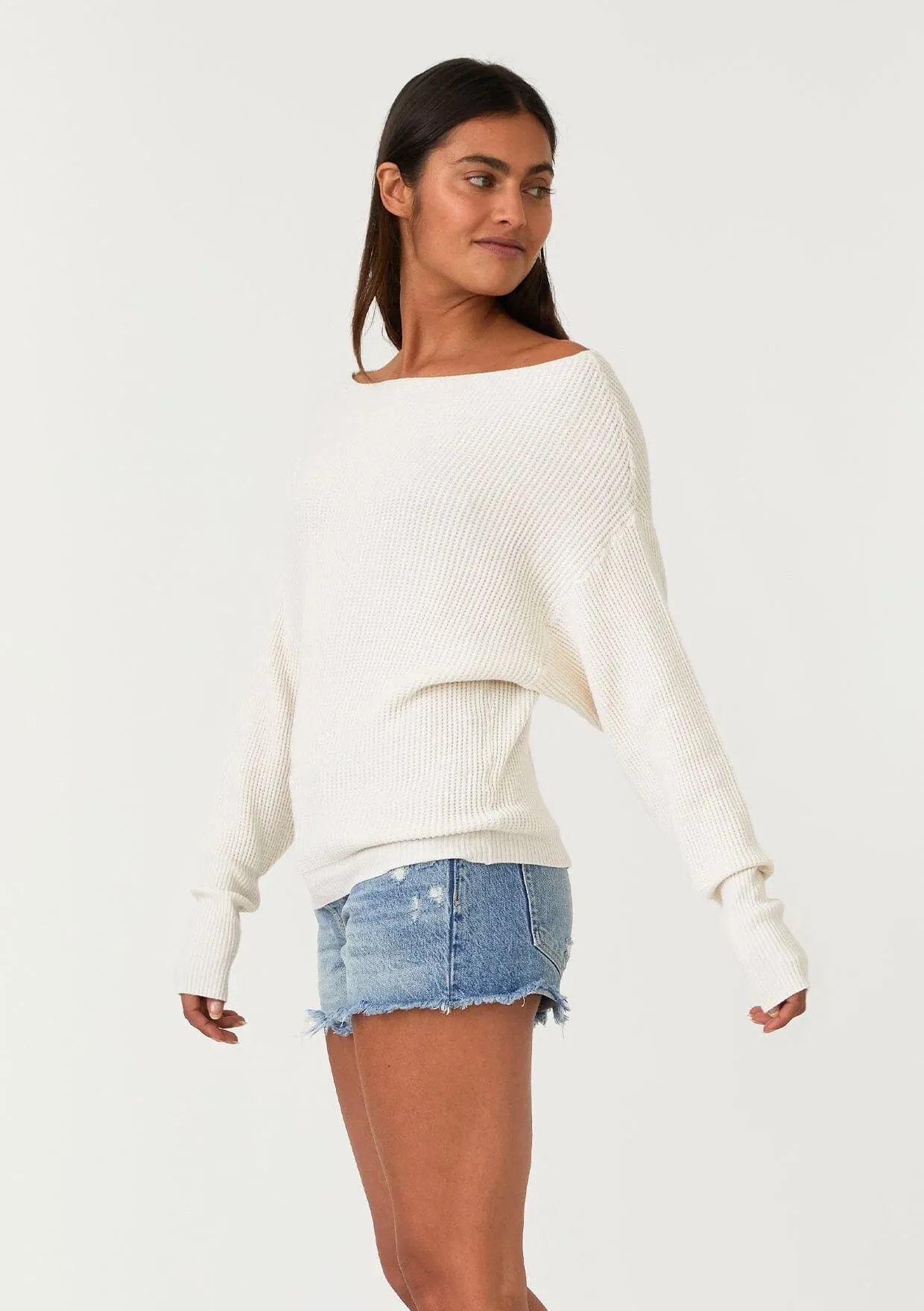 The Cozy Sea Breeze Shoulder Pullover