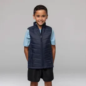 The Snowy Puffer Vest | Kids