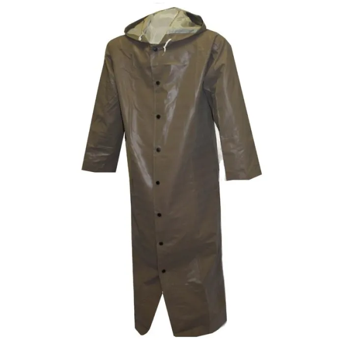 TINGLEY RUBBER CORP C12168.LG Magnaprene 60 Inch Coat, OD Green, Large, 1 Each