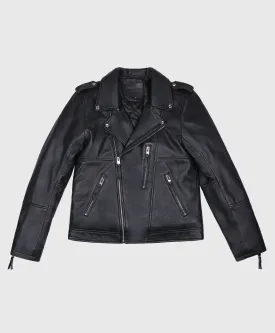 Visionary Leather Biker Jacket