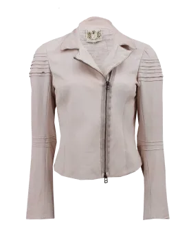 Wire Biker Leather Jacket